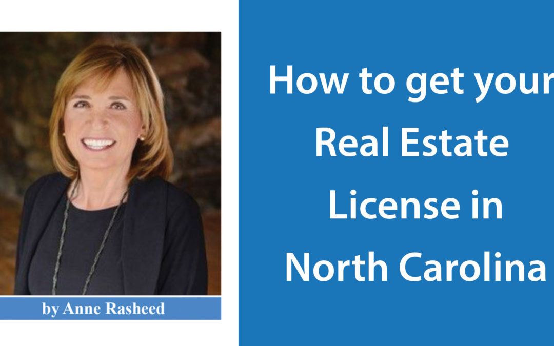 How to get your North Carolina Real Estate License